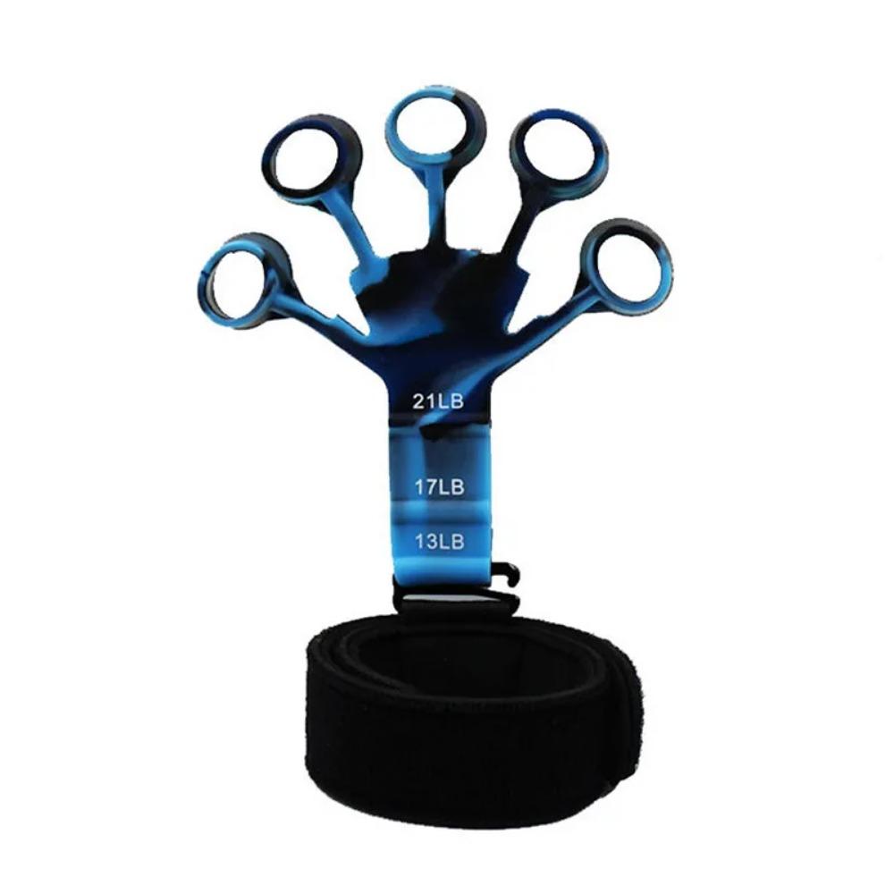 Professional Silicone Finger Strengthener Hand Grip Exerciser for Adults Training Resistance Bands
