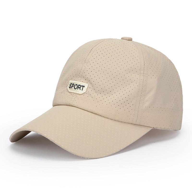 Quick Drying Men Baseball Cap Summer Breathable Mesh Short Brim Duck Tongue Hat Male Sports Fishing Mountaineering Sunscreen Cap