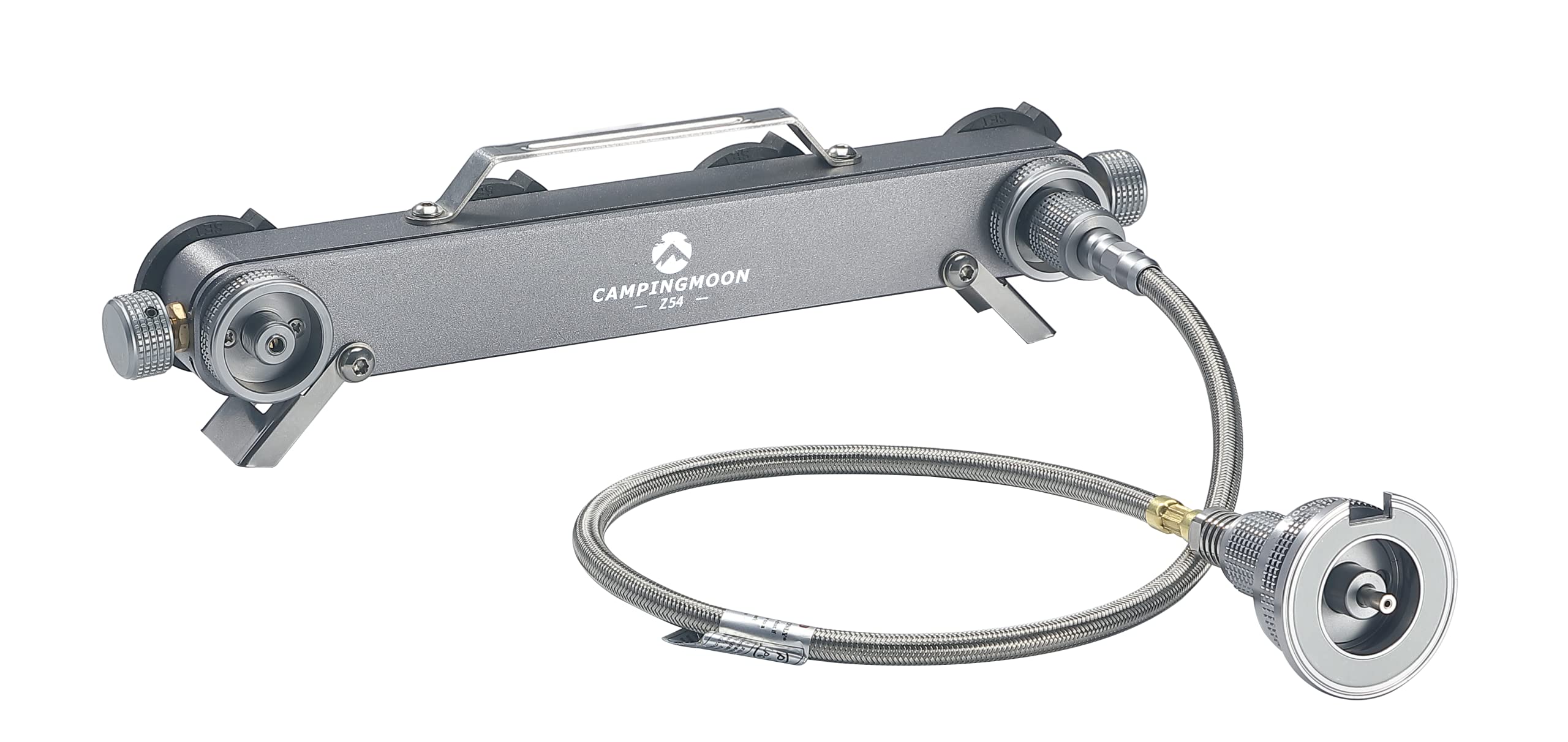 

CAMPING MOON CB Can Gas Unit, 4-Piece Connection Type, Slim Type with Hose, for Gas Stations, Z54, Z13M, and Z17