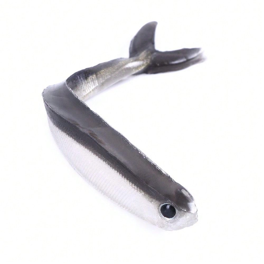 10pcs/bag Bionic Fish Tail Design Double Color Mini Fish Lure 8cm/2.2g For Sea Fishing Freshwater Angling Artificial Bait Fishing Tackle