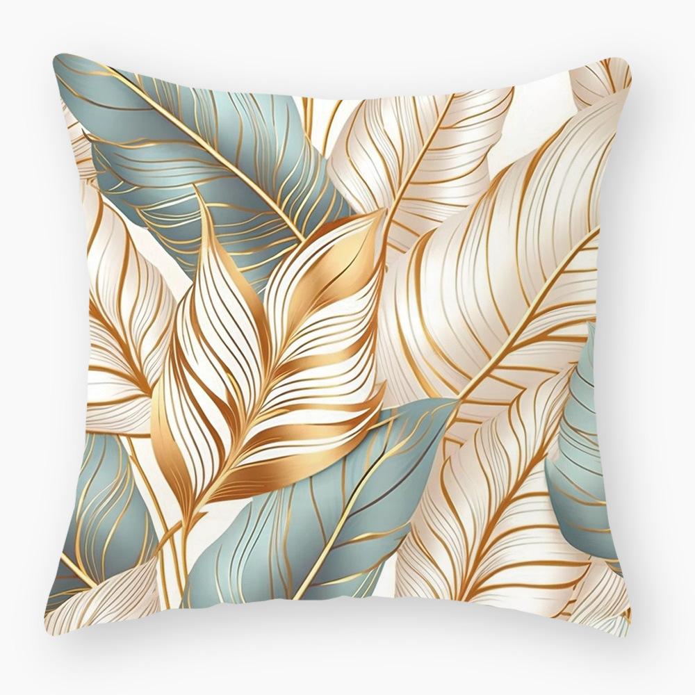 New Plant Floral Printed Sofa Pillowcase Source Waist Pillowcase