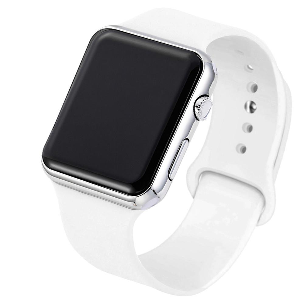 Fashion Sport Digital Watch for Women Men Square LED Watches Casual Silicone Electronic Ladies Wristwatches Clock Reloj De Mujer