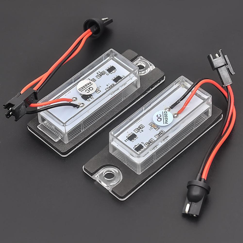 Car Rear White LED License Plate Light Number Plate Lamp For Volvo S60 S80 V70 XC70 XC90