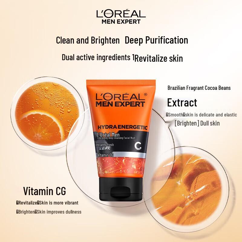 L'Oréal Men Expert Hydra Energetic Deep Purifying Cleanser