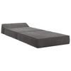 Divano Letto Pieghevole Grigio Scuro 60 x 70 x 41 cm Tessuto