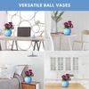 Metal Ball Vase for Home Decor|Round Flower Pot for Bedroom Living Room Office Wedding| | Best Gift |