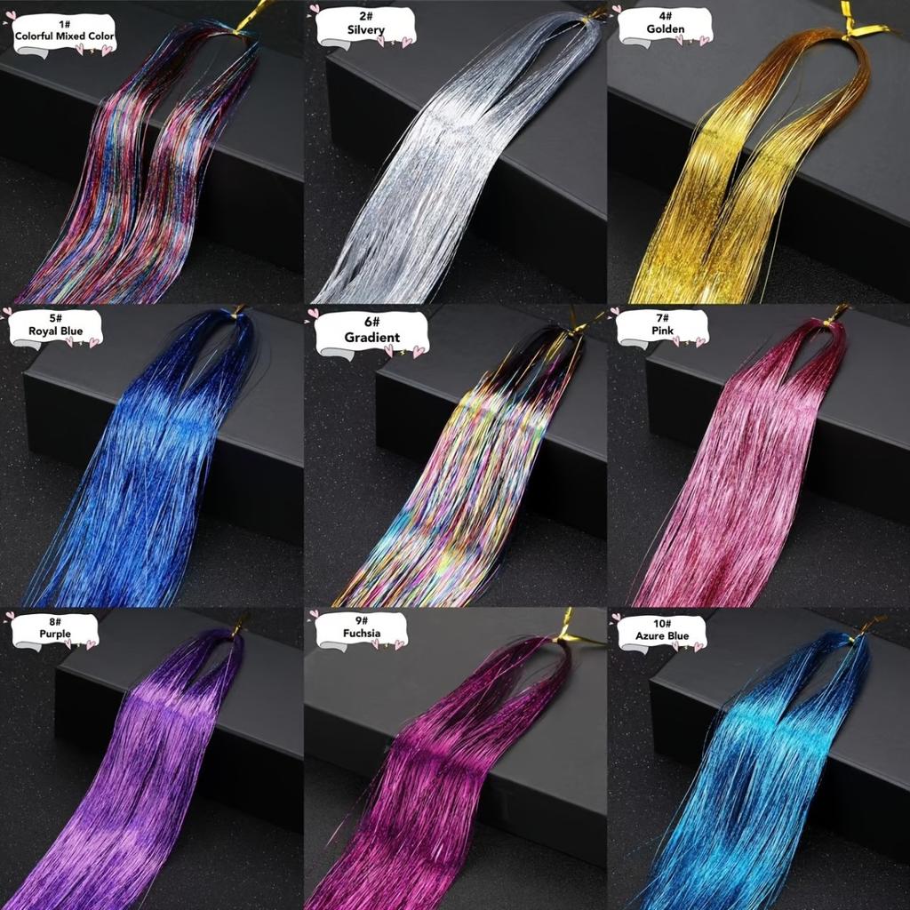 Sparkling Headband Heat-resistant Multi-color 48 Inch Sparkling Fairy Hair Accessory, Perfect for Christmas, New Year, Halloween