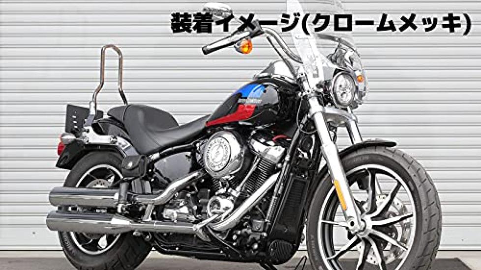 Kijima Bike Parts Sissy Bar Detachable Mount Size 180 Black FXLR/FXLRS/Tire HD-08403