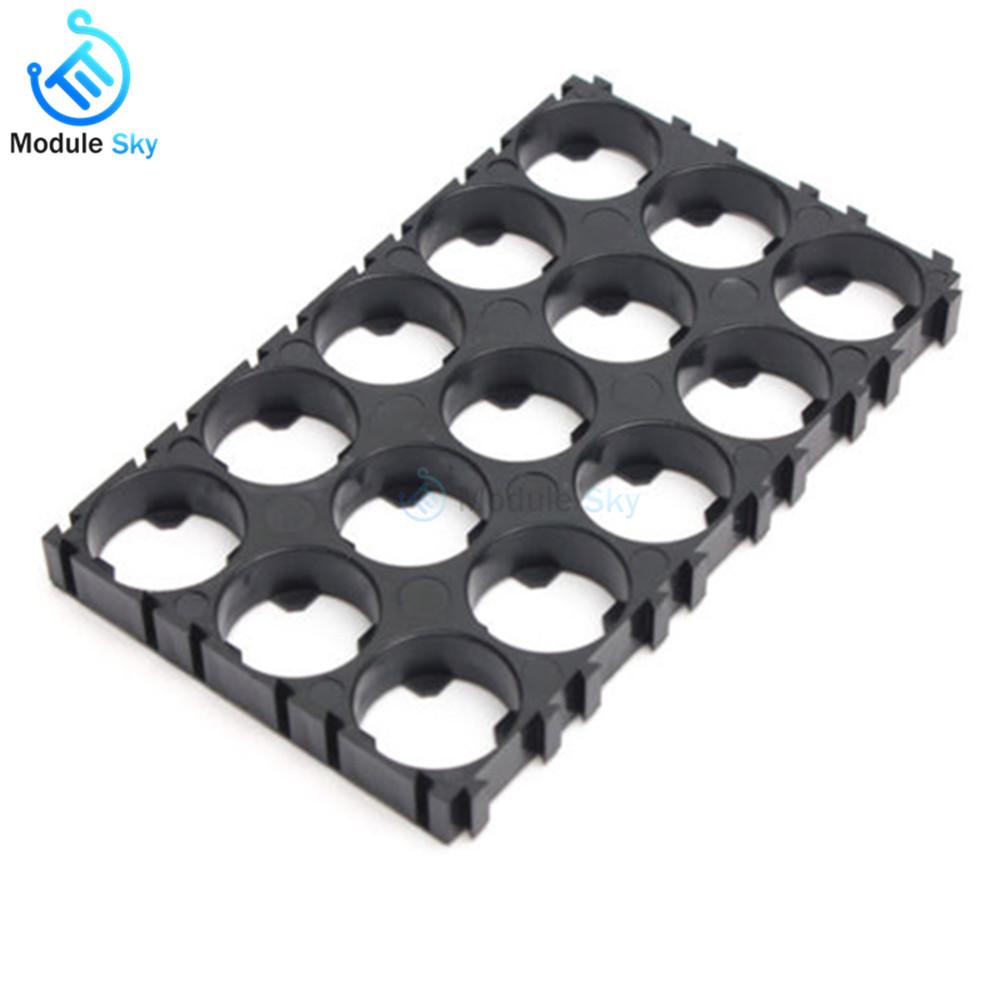 10Pcs 3x5 3x6 Cell 18650 Batteries Spacer Radiating Shell Plastic Heat Stable Holder Bracket with 10m Nickel Plated Steel Strip