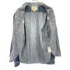 RRL Indigo Metal Button Shawl Collar Denim Shirt Tops M IndigoUsed