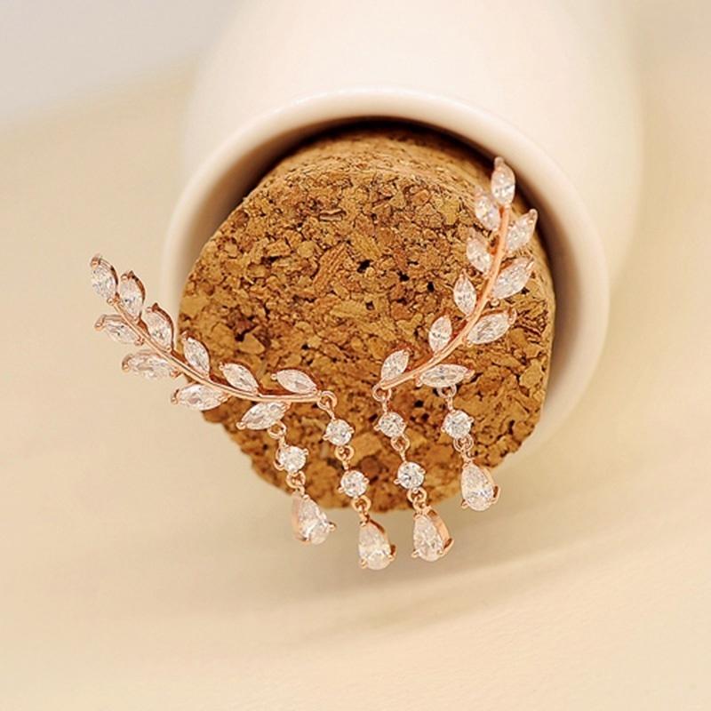Leaf  Drop Earrings  Women