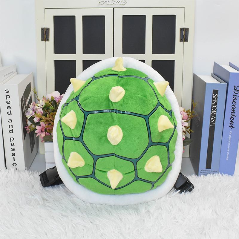 9 Styles Super Mario Plush Backpack Koopa Troopa Bowser Lemmy Yoshi Turtle Shell Stuffed Plushie Toys Cartoon Peluche Dolls Bag