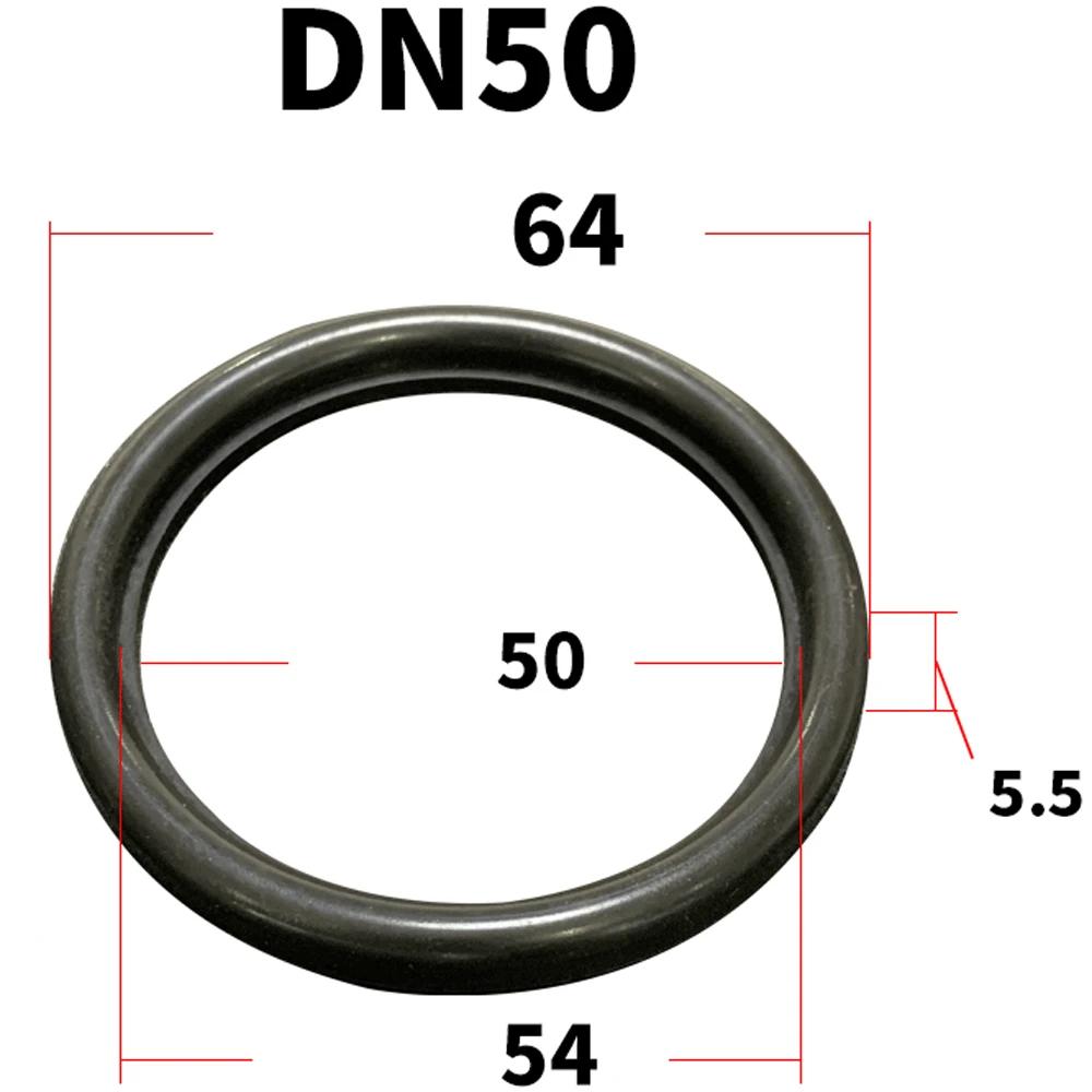 DN10/15/20/25/32/40/50-150 FKM Sealing Gasket Stirp For DIN Standard Weld Union Sanitary Homebrew