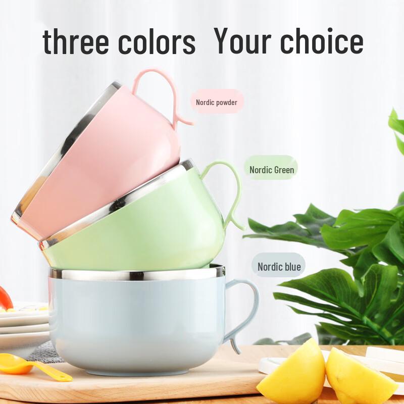 Sisteel Stainless Steel Insulated Instant Noodle Bowl with Cartoon Design