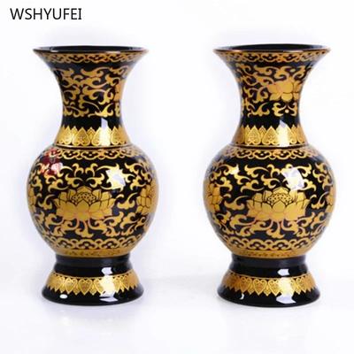 1 Stück Keramikvase, buddhistischer Tempel, Zubehör für Wohnzimmer, Schlafzimmer, Tisch, Tempel, Opfer, Wohnkultur, Feng Shui, Einweihungsgeschenk