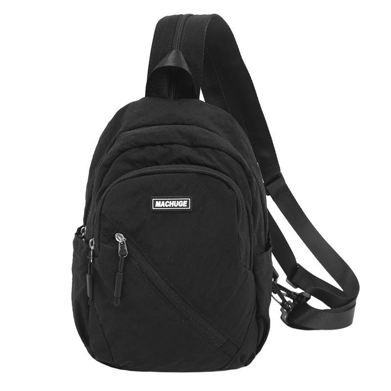 Multifunctional Chest Bag Nylon Large Capacity Crossbody Bag Sport Backpack