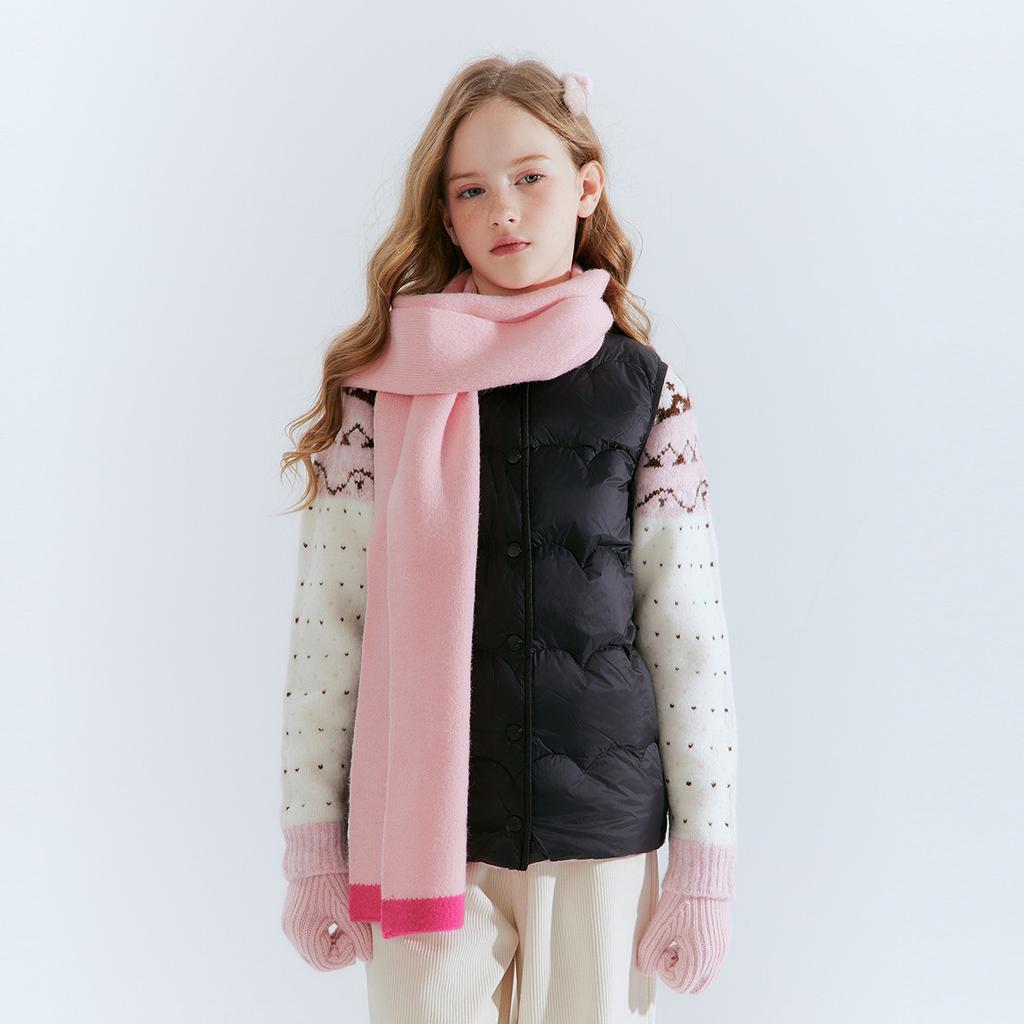 Girls' Basic Versatile Lightweight Down Vest