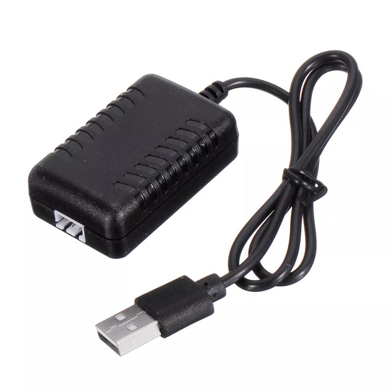 7.4V 2000Mah 5cm XH-3P Quick USB Charger for Wltoys 144001 XK K130 12428 A959 A959-B A979 A979-B