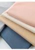 Women's Slimming Wool Knit Sweater - Round Neck, Three-Quarter Sleeve, Solid Color, Korean Loose Fit for Fall & Winter