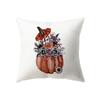 Skull Pumpkin Throw Pillow Cover Halloween Theme    Sofa Chair Bed Cushion  Home Decor  Pillow Cases  Throw Pillows