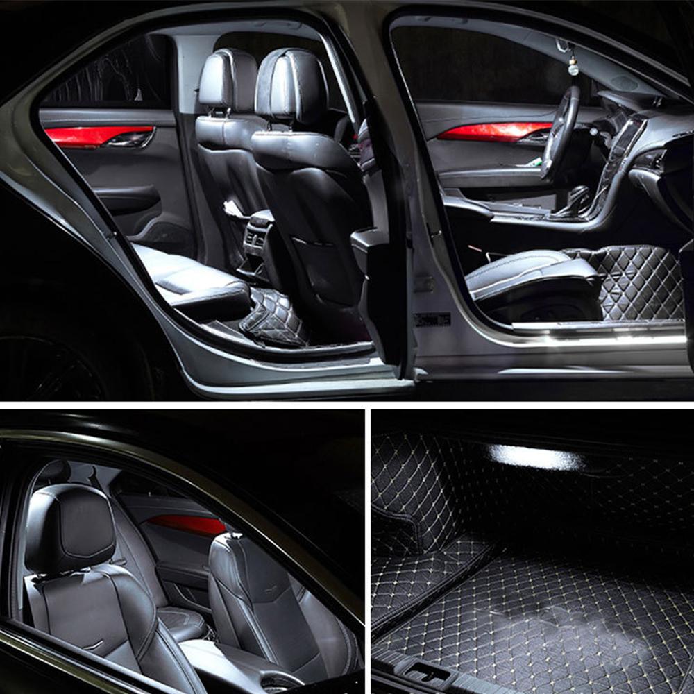 For BMW 3 Series E30 E36 E46 E90 E91 E92 E93 F30 F31 F34 320i 320d 320e Car Interior Light Canbus LED Trunk Indoor Plate Lamp E46 Convertible -6PC