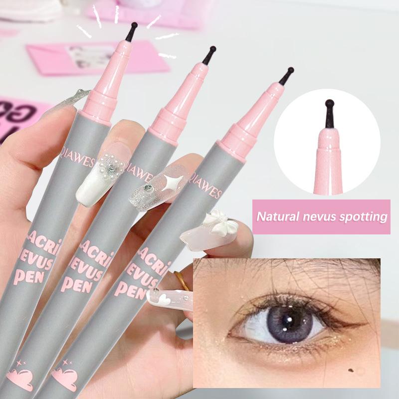 Long-Lasting Face Fake Tear Mole Pen Natural Lifelike Freckle Stamp Pencil Waterproof Dot Spot Pen Makeup Cosmetics