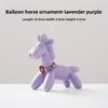 Nuova Statua Cavallo Palloncino in Ceramica Carina Compagno per il Tè Animale Domestico Stile Ins Alta Estetica Adorabile Regalo per la Festa dei Bambini Ornamento per Scrivania di Casa