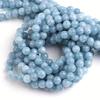 Blue Aquamarine Jade Loose Beads 4/6/8/10/12mm for Jewelry Making DIY Bracelets Accessories