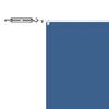 Vertical Awning Blue 100x600 Cm Oxford Fabric