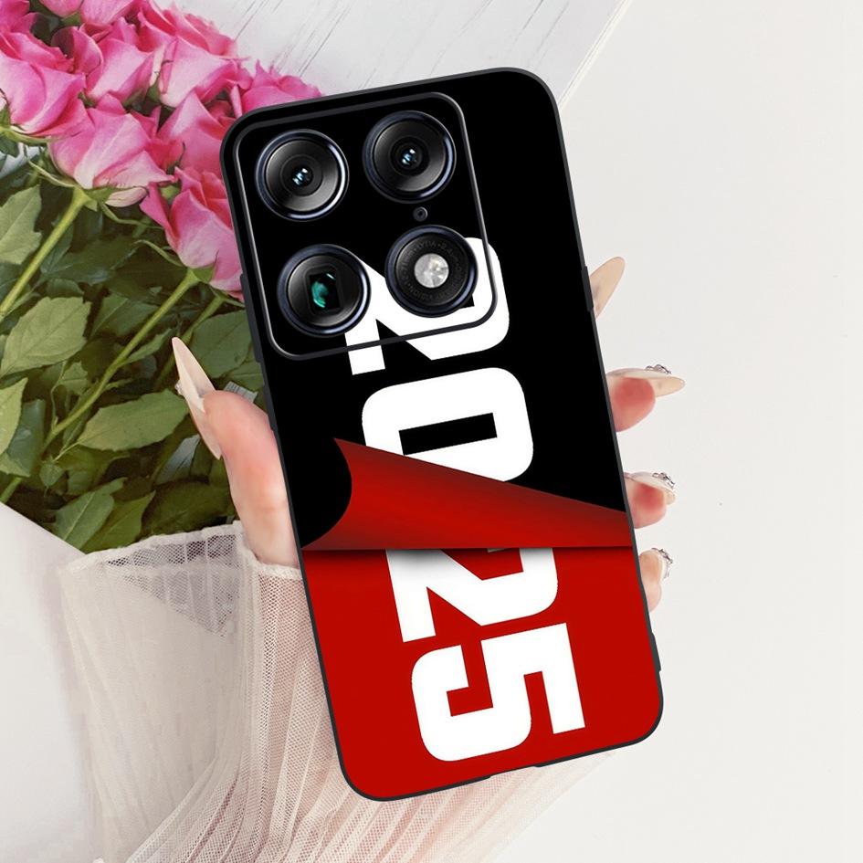 For Motorola Signature 2026 Case Popular Flower Marble Painted Cover Soft Silicone Black Phone Shell For Moto X70 Air Pro Fundas