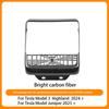 For Tesla Model 3/Y Highland Juniper 2025 Rear Center Console Air Outlet Cover Vent Outlet Dust Cover Car Styling Accessories