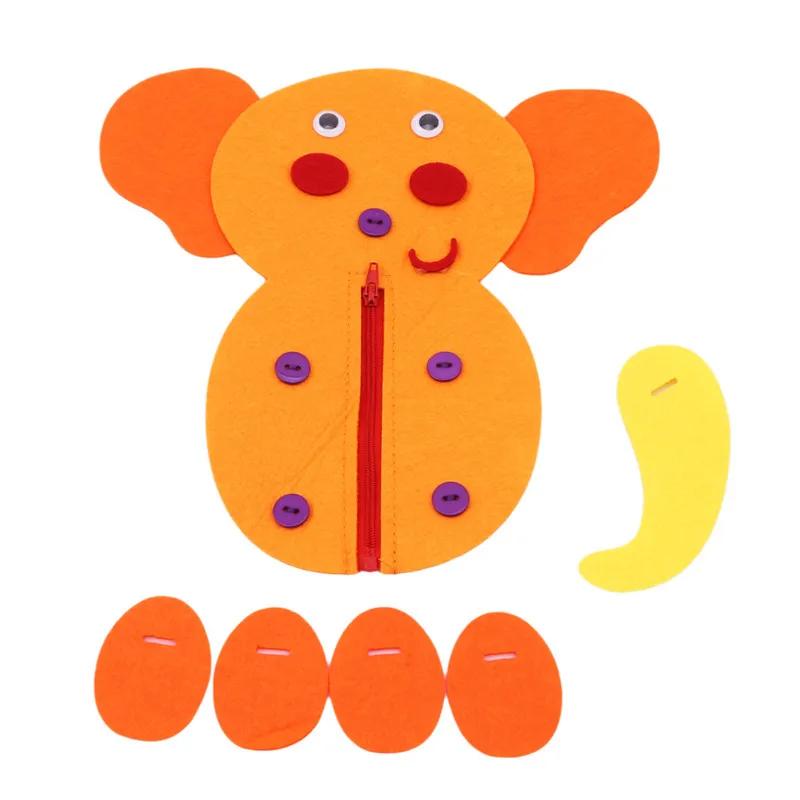 Children Kindergarten Manual DIY Weave Cloth Infant Early Educational Education Playthings Children Montessori Games Teaching Aids Math Playthings