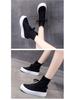 Women's Breathable Slimming Knit High-Top Sock Shoes - Spring/Summer 2025 Casual Sports Slip-On