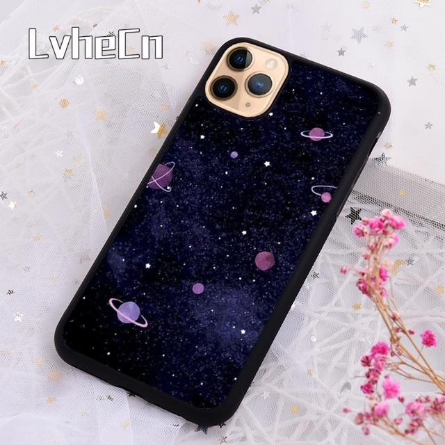 LvheCn Cartoon Planets Stars Phone Case Cover For For iPhone 17 Air 13 12 14 15 16 Pro Max Plus