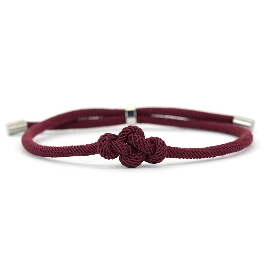 Noter Handmade Lucky Knot Rope Bracelet Unisex Selected High Quality 3mm String No Fading No Allergies Skin Friendly Materials