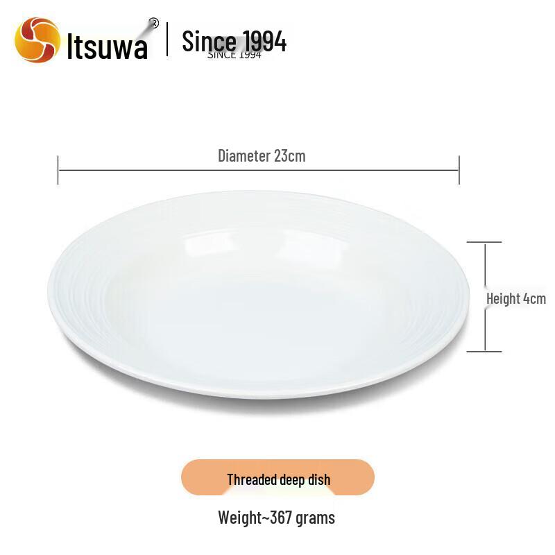 Wuhe A5 Imitation Porcelain Melamine Round Dinner Plate