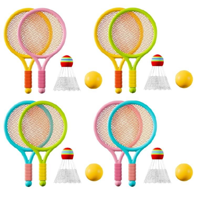 Kid Badminton Rackets with Shuttlecocks Balls Parent Child Interactive Sport Toy