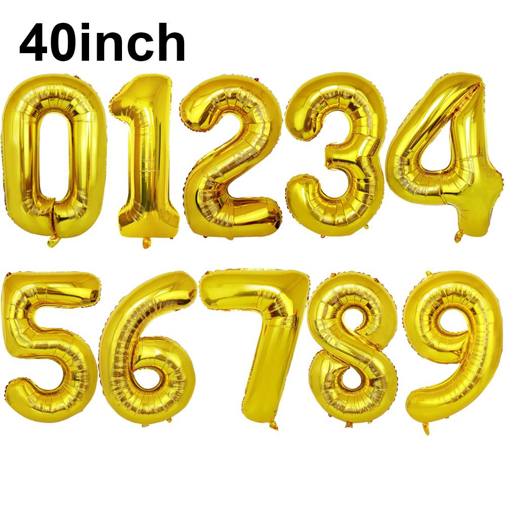 Giant 40Inch Purple Birthday Balloons 0-9 Digit Balloons for Purple Butterfly Number Birthday Party Baby Shower Decoration Favor