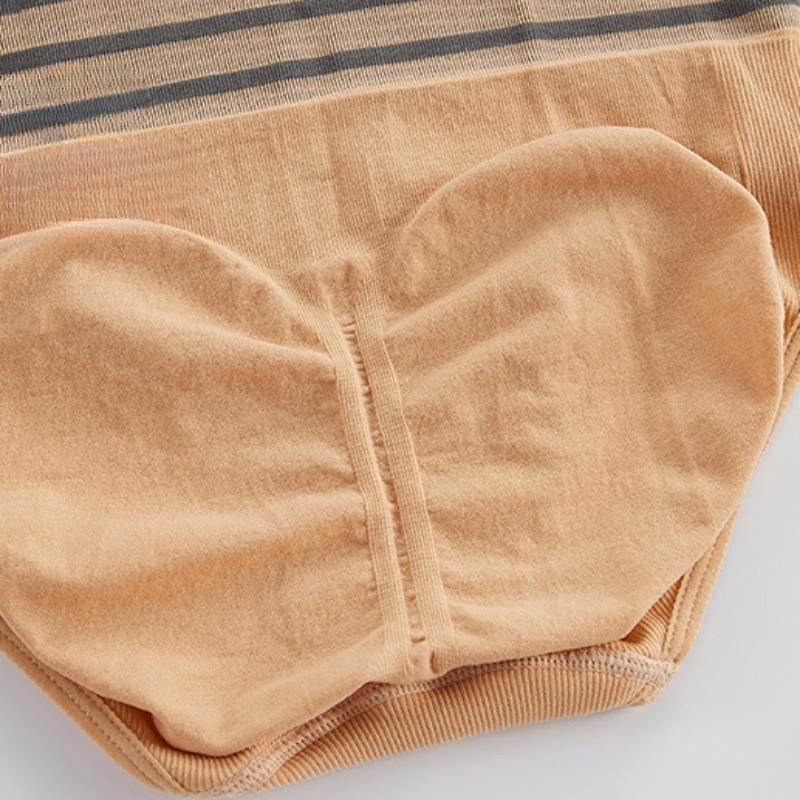 Slip model de corp cu talie înaltă de ridicare a șoldului Lenjerie antibacteriană din bumbac Chiloți sexy Lenjerie