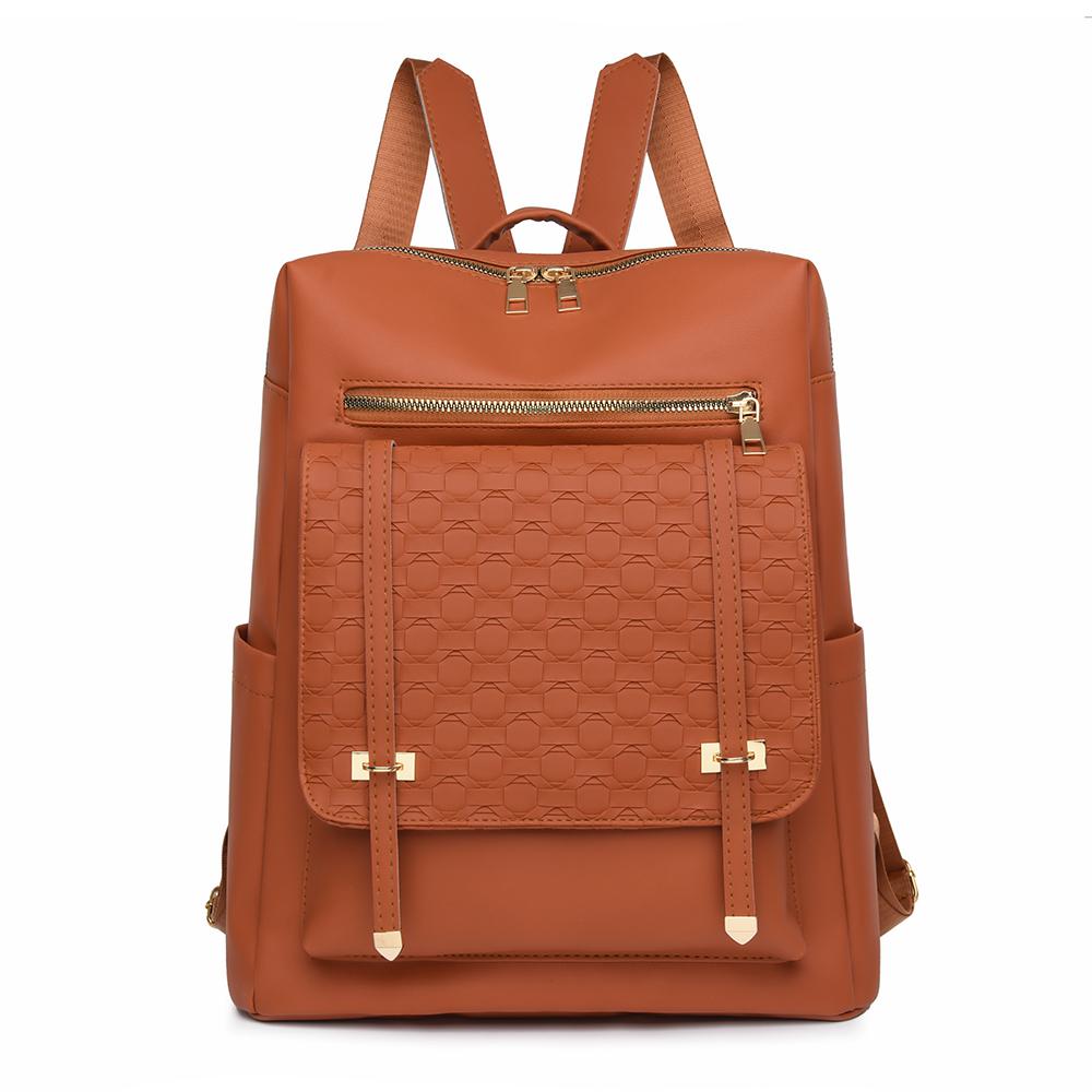 

Сумка через плечо для женщин, новый тренд, универсальный модный кожаный женский рюкзак, многоцелевой, большой вместимости, для студентов, поездок на работу