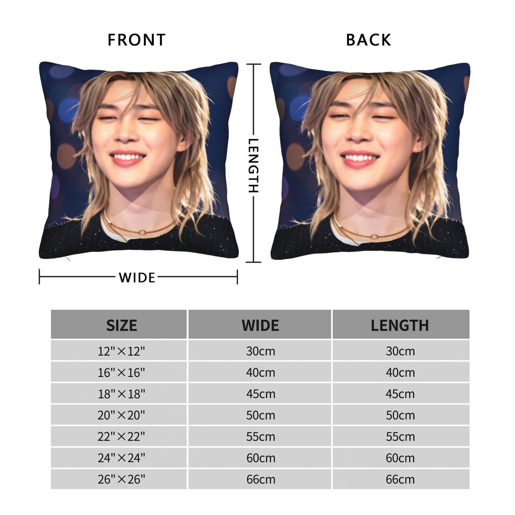 Korean Kpop Style Jinjinjin Cool Boy Pillow Case Soft Pillow Cover Funny Cushion Cover For Sofa Car Home Decor