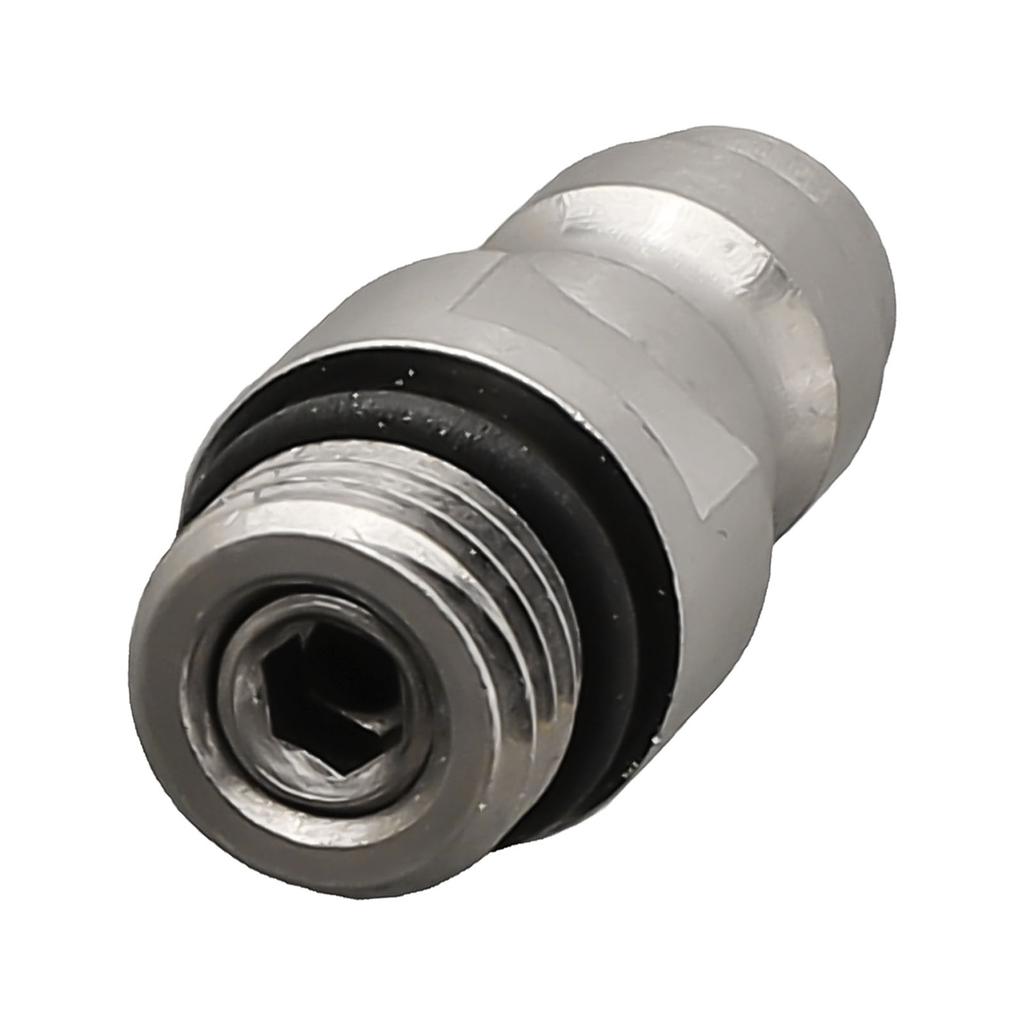 Stainless Steel 8mm Quick Disconnect Adapter M8 Male Thread 4000 PSI for Air Tools Leak-Proof High Pressure Hose Fittings
