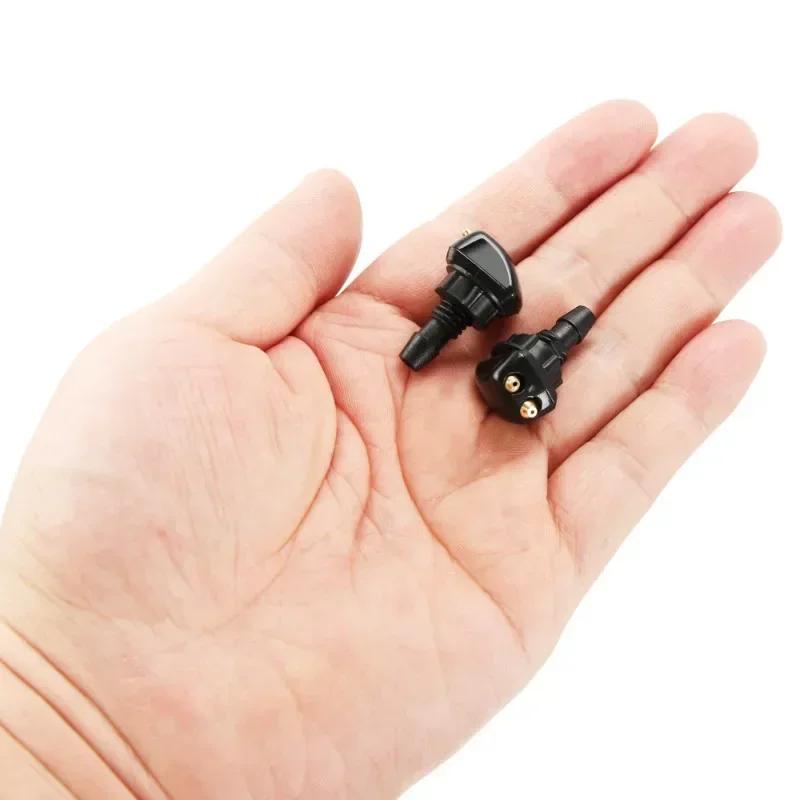 Car Dual Holes Windshield Washer Car Windshield Wiper Washer Spray Nozzle Fits Most Car Models Nozzle Wiper Water Spray Jet