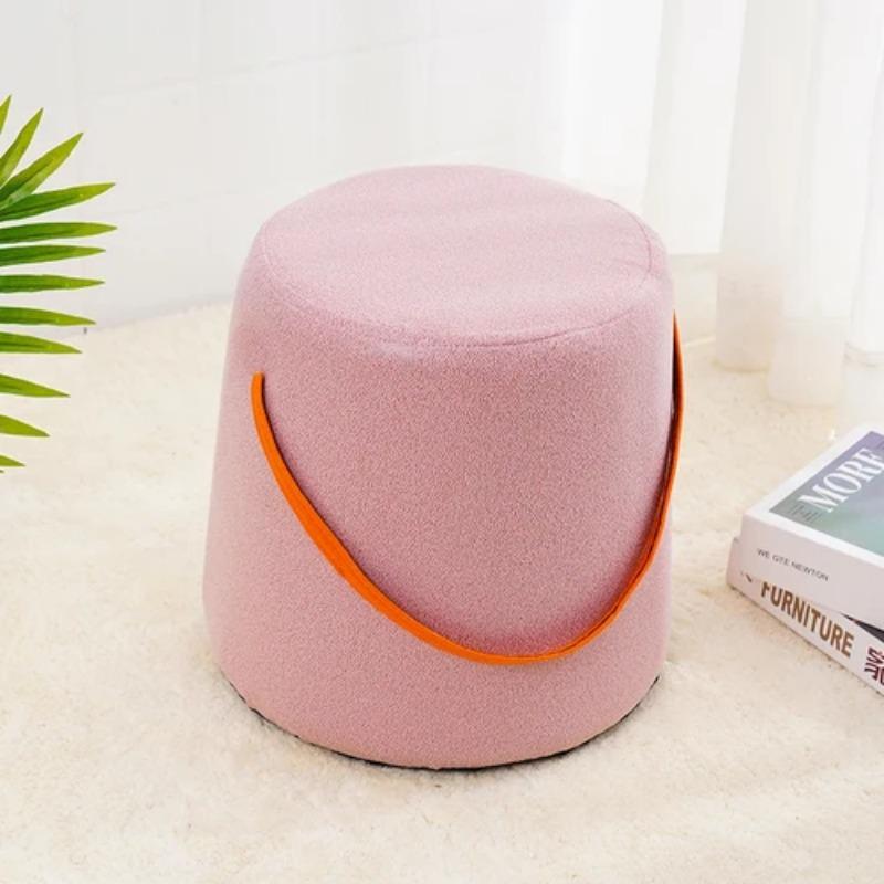 

Табурет-ведро Thousand Bird Grid, низкий табурет для дома, круглый табурет, простой диван для гостиной, табурет для журнального столика