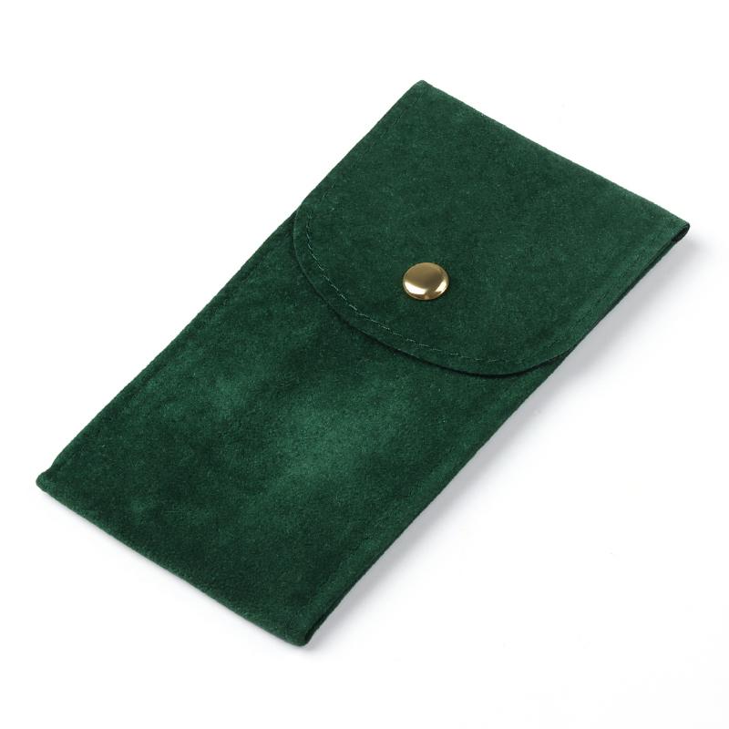 Embers Watch Bag Gray and Black Flannelette Gift Bag Travel Storage Case Durable Portable Watch Dust Protection Case