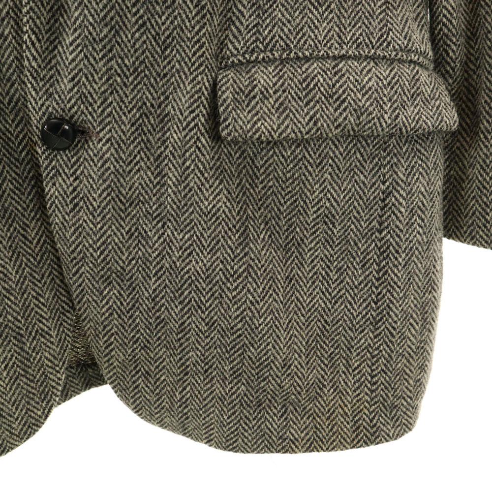Harris Tweed 70s 80s Center Vent Vintage Herringbone Tailored Jacket Men's Used