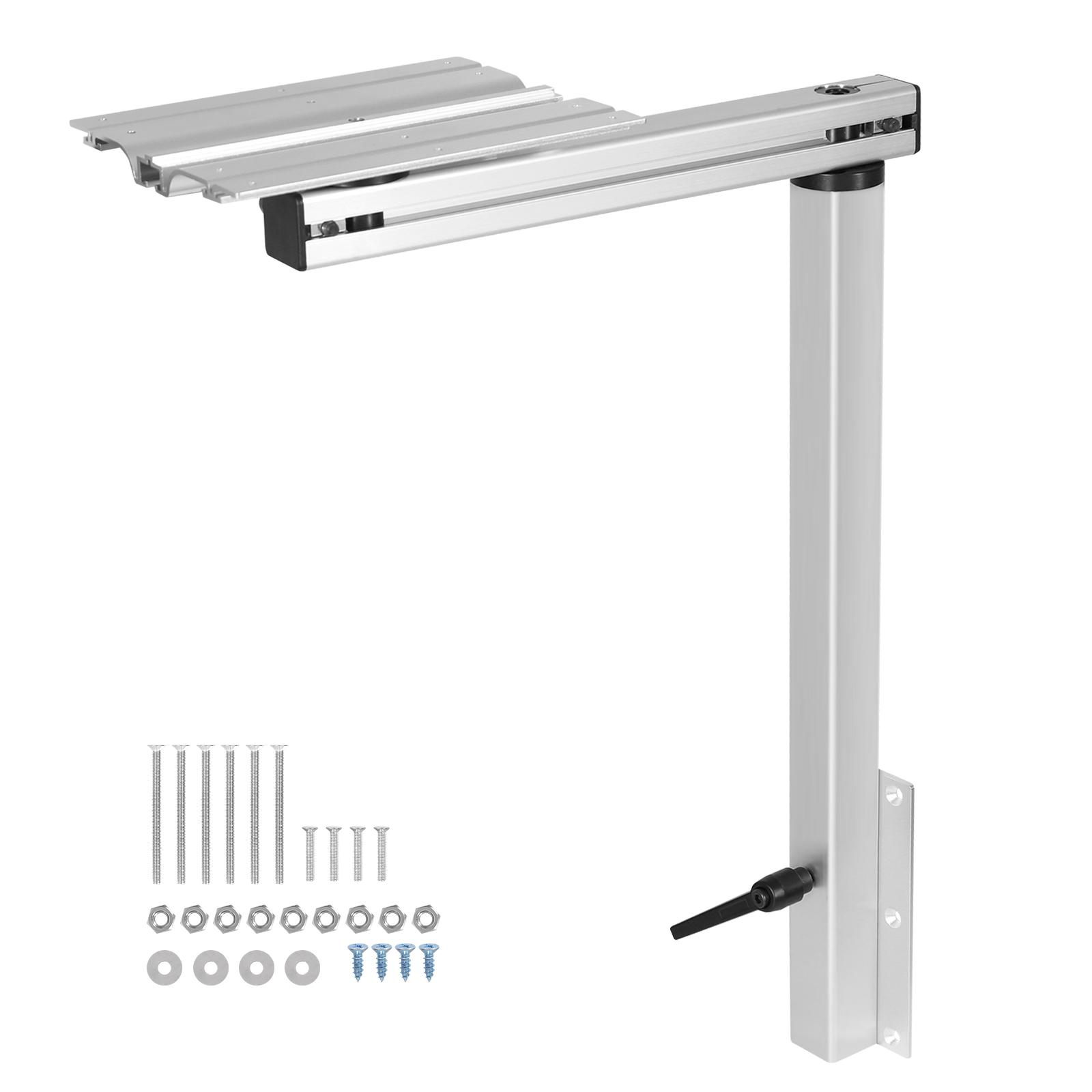 

RV Adjustable Table Leg 360 Degree Swivel Aluminum Alloy Removable RV Table Leg Folding Table Leg for Caravan Motorhome Yachts білий