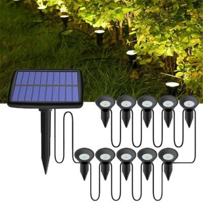Solarlampen für den Außenbereich Weg Terrasse Rasen Bodenleuchte IP65 Wasserdicht Landschaftsstrahler Gartendekoration Außenleuchten