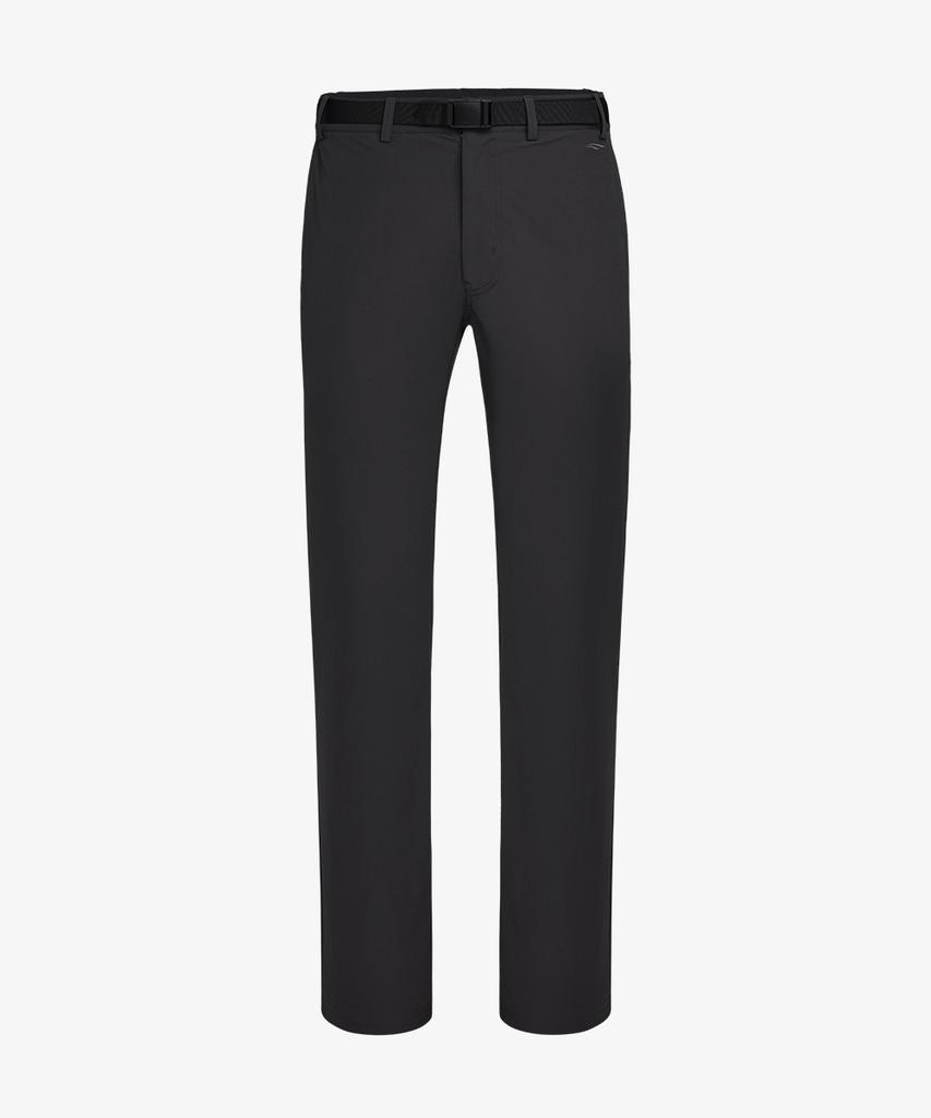 Baellob Plain Good Belt Pants Charcoal