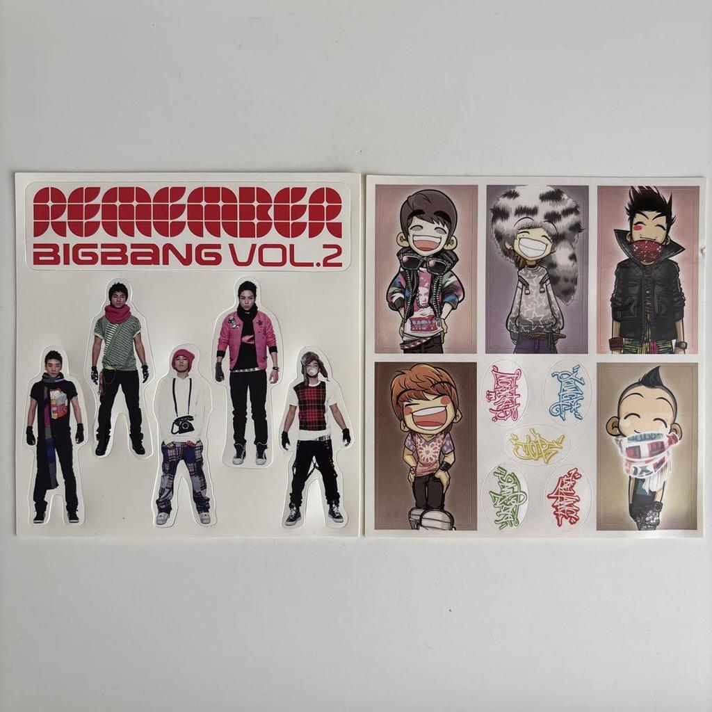 [USED] BIGBANG VOL.2 2nd REMEMBER Korean CD with Bonus Sticker